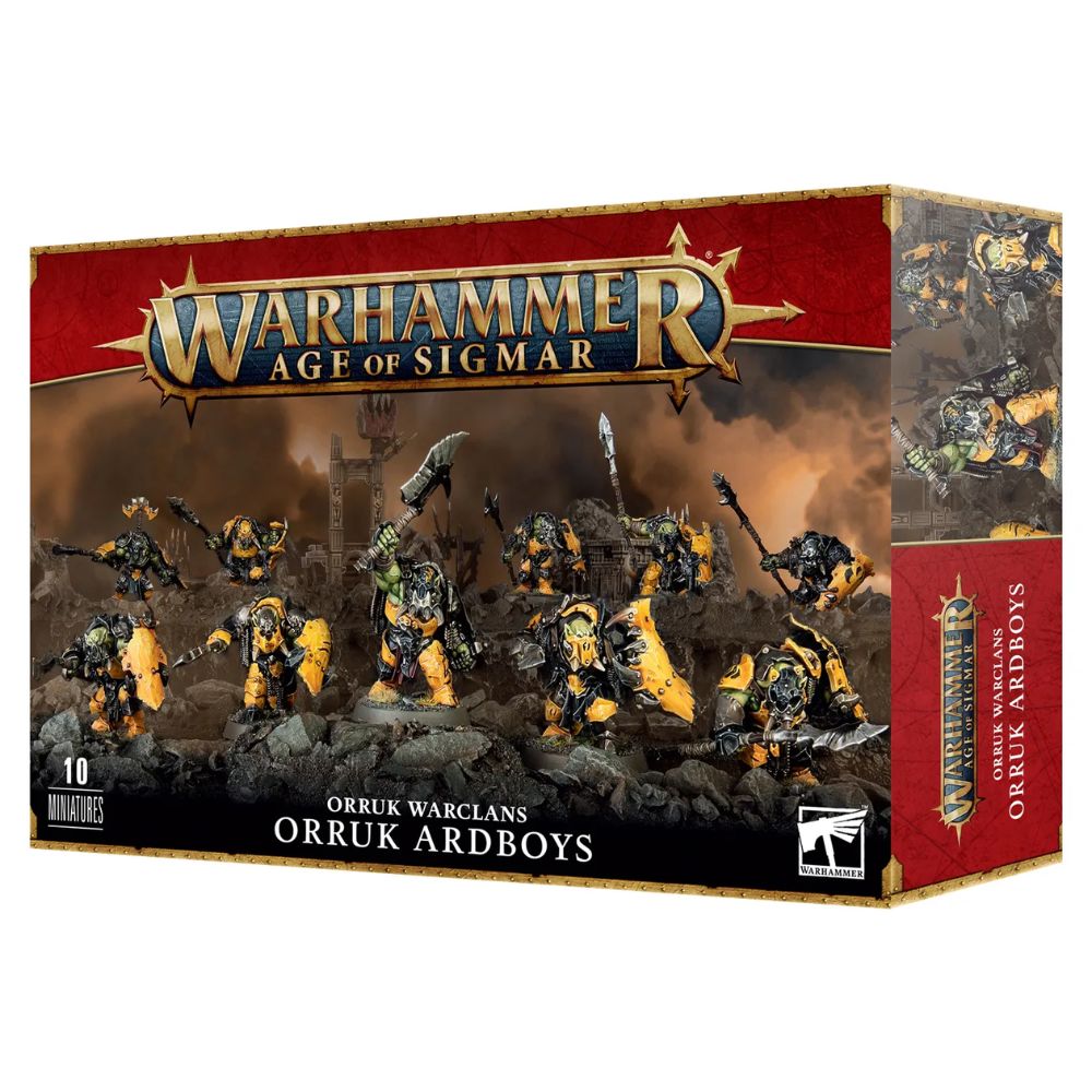 Warhammer Age of Sigmar Orruk Warclans Ironjawz Orruk Ardboys