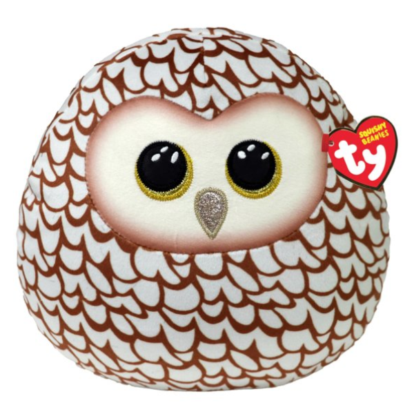 Ty Squishy Beanie Whoolie Owl 10”