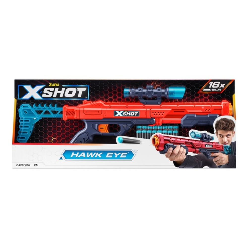 X-Shot Excel Hawk Eye Blaster 16 Darts