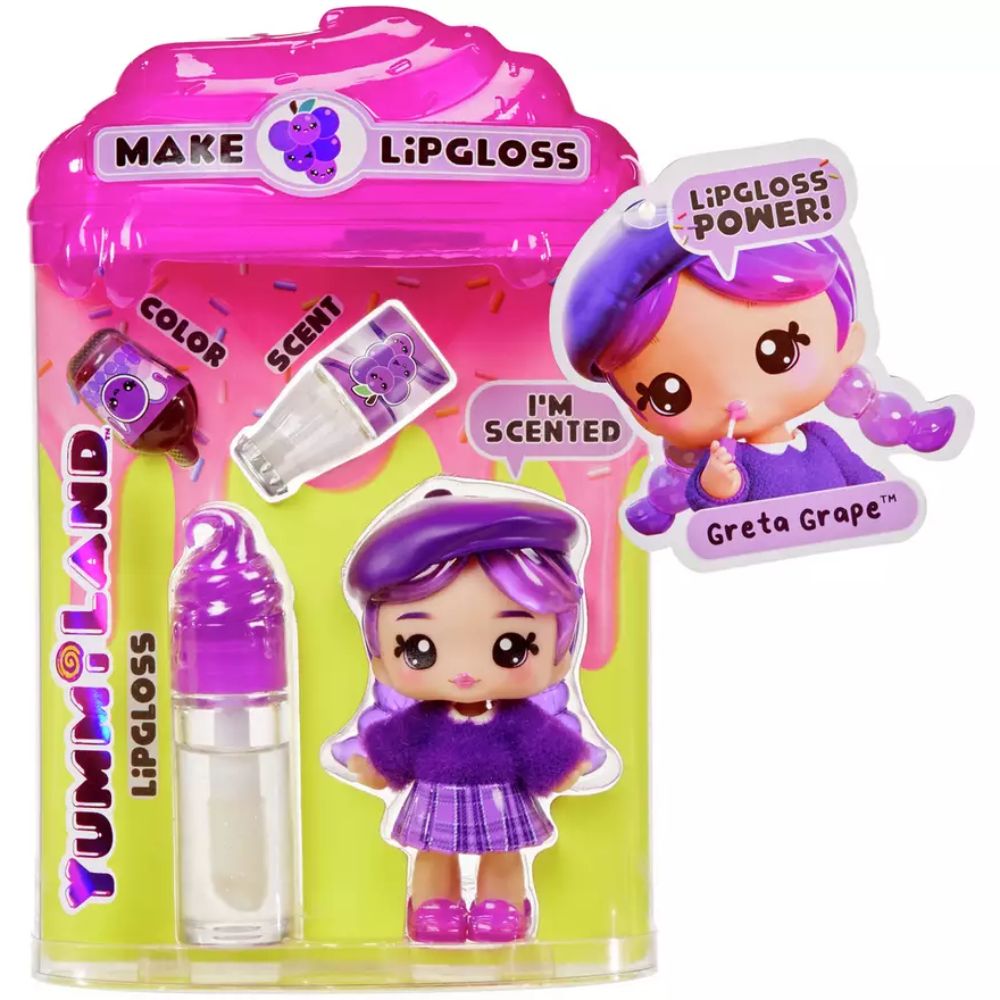 Yummiland Lipgloss Doll Greeta Grape