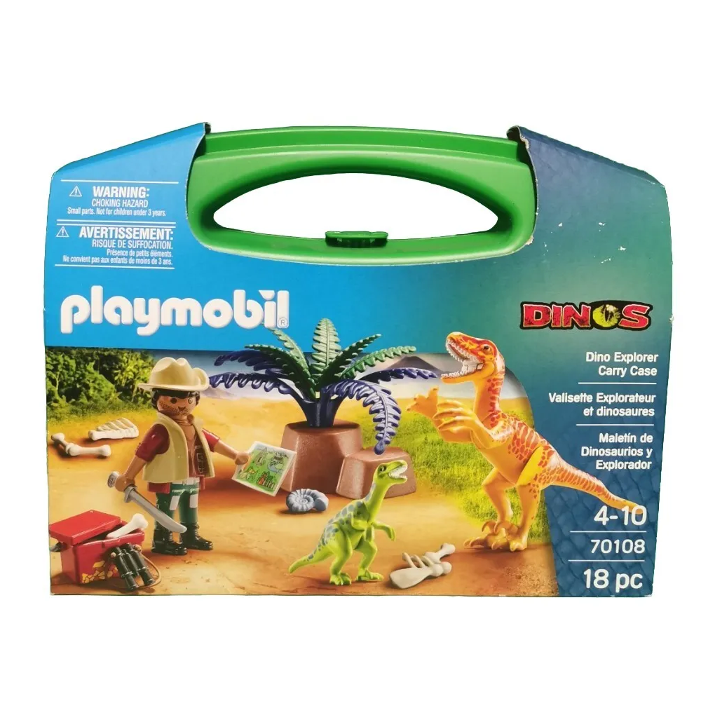 Playmobil 70108 Dinosaur Explorer Carry Case