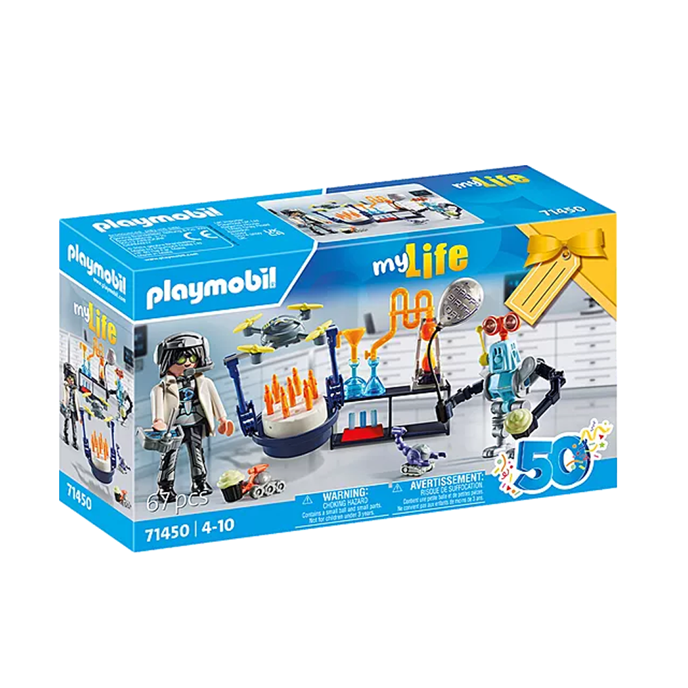 Playmobil Researchers with robots 71450