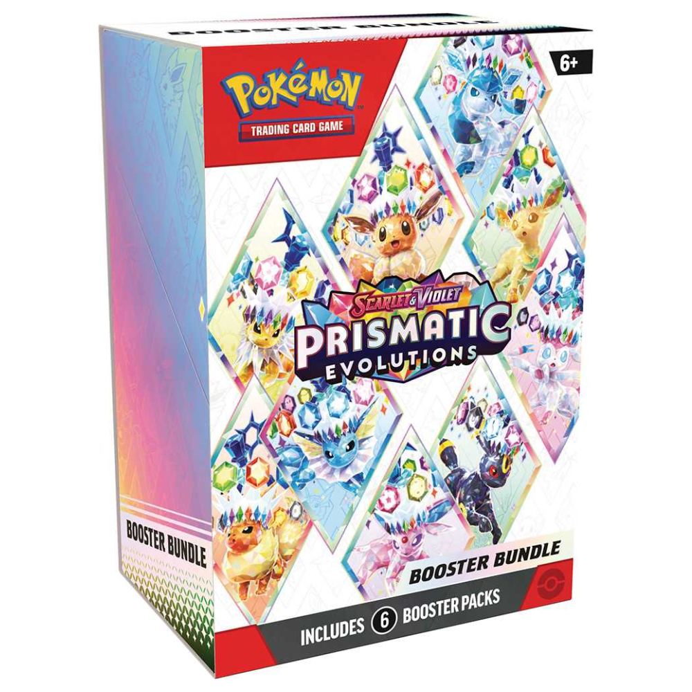 Scarlet & Violet 8.5 Prismatic Evolutions Booster Bundle Pokemon Trading Cards