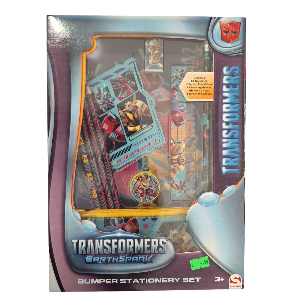 Transformers Earthspark Bumper Stationery Set